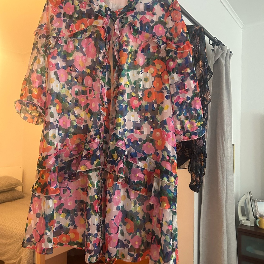 SALONI Floral Multicolor Dress